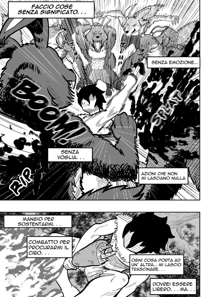Pagina del fumetto "Rebellion: the monster inside us" rebellionpag10