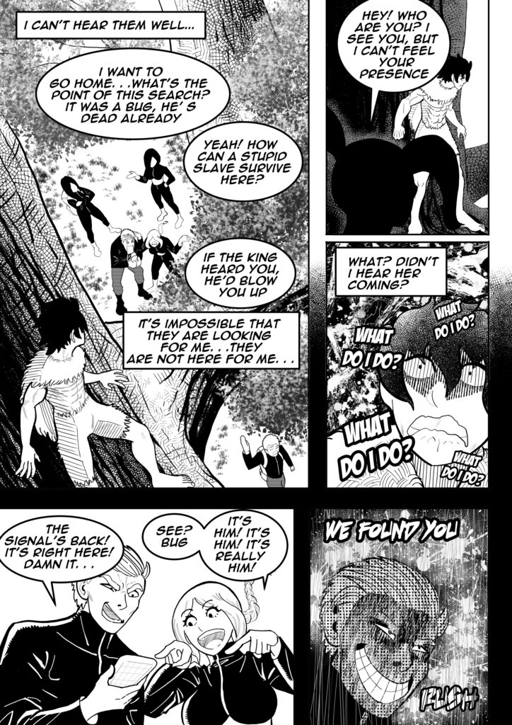 Pagina del fumetto "Rebellion: the monster inside us" rebellionpag18 1
