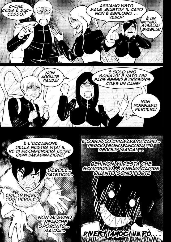 Pagina del fumetto "Rebellion: the monster inside us" rebellionpag24