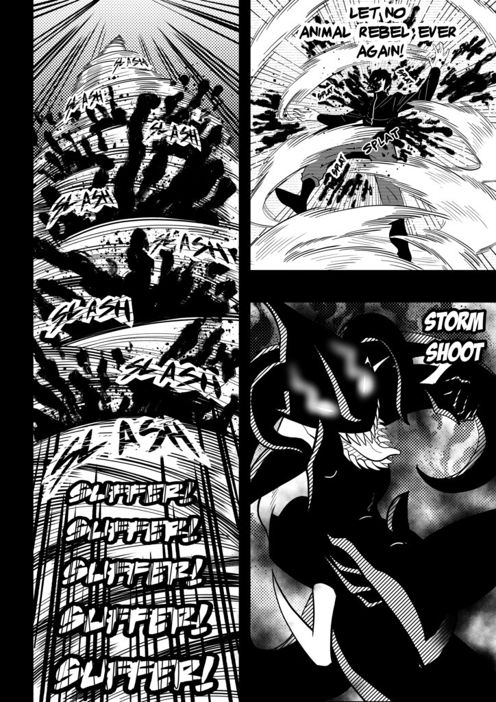 Pagina del fumetto "Rebellion: the monster inside us" rebellionpag53 1